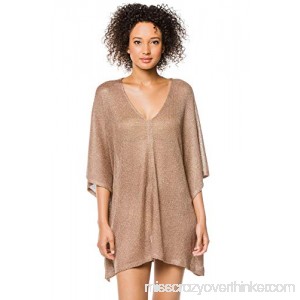 BCBG Max Azria Women's Luxe Cover Sheer V-Neck Tunic Swim Cover Up One Size B07NQ19Y2F